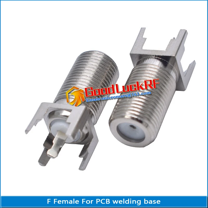 1X Pcs F Female четыре фута f-головка сварочная база кабель ТВ приставка адаптер PCB