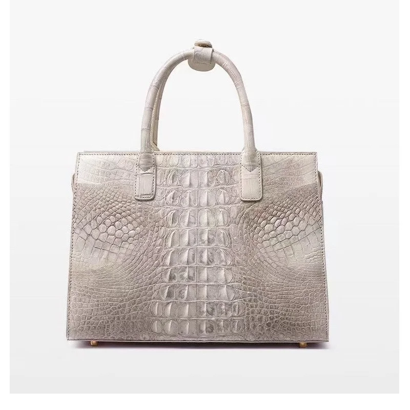Женская сумка-тоут из натуральной крокодиловой кожи |