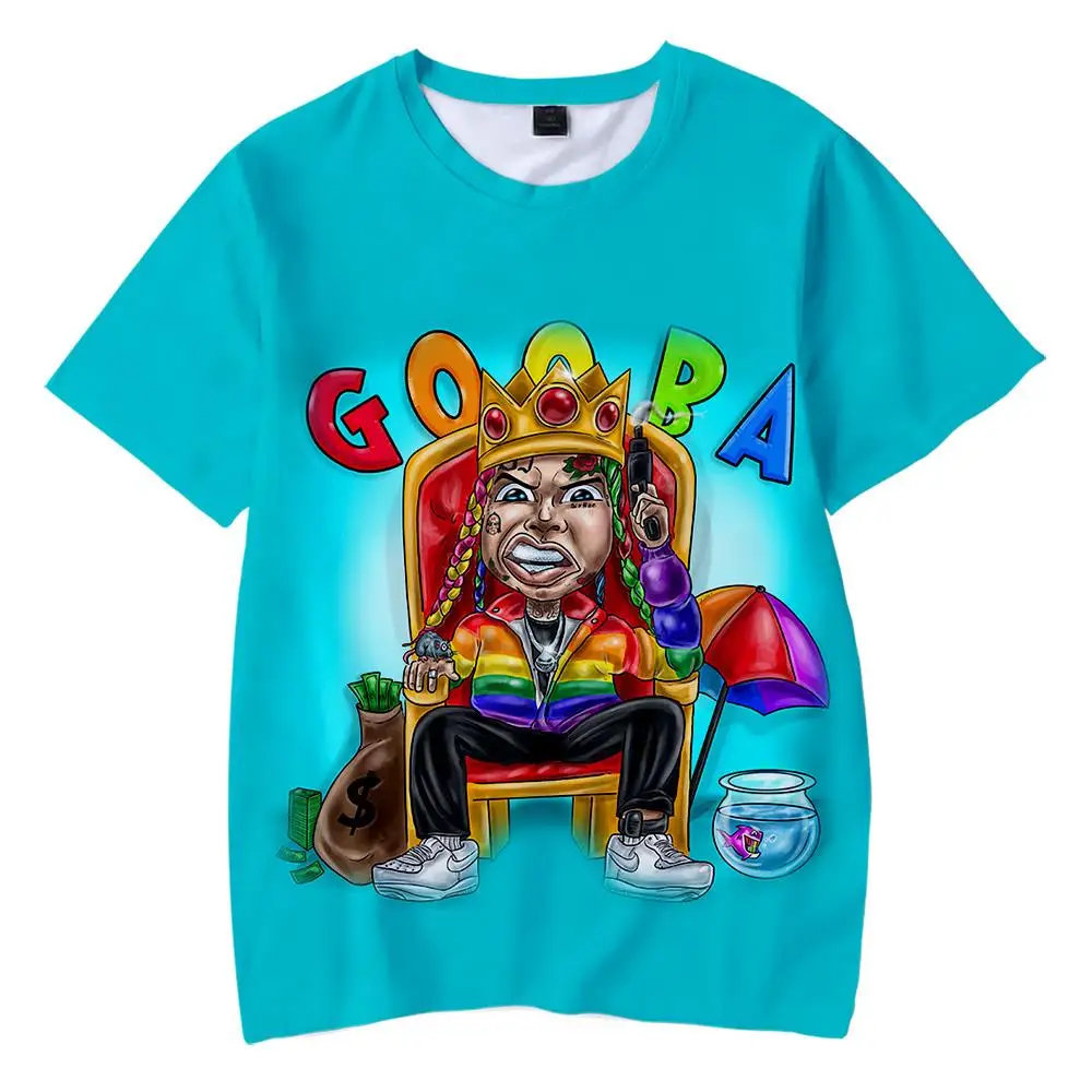 

Personality 6ix9ine 3D Printed T Shirt Summer Short Sleeve T-shirt Men/women 6ix9ine Albume Gooba Boys/girls Streetwear Tops
