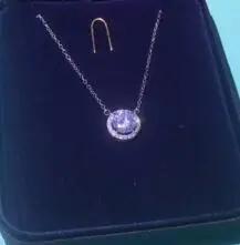 

YTF202 925 Silver Wedding necklace For Women Simulated Jewelry Engagement necklace Accessories