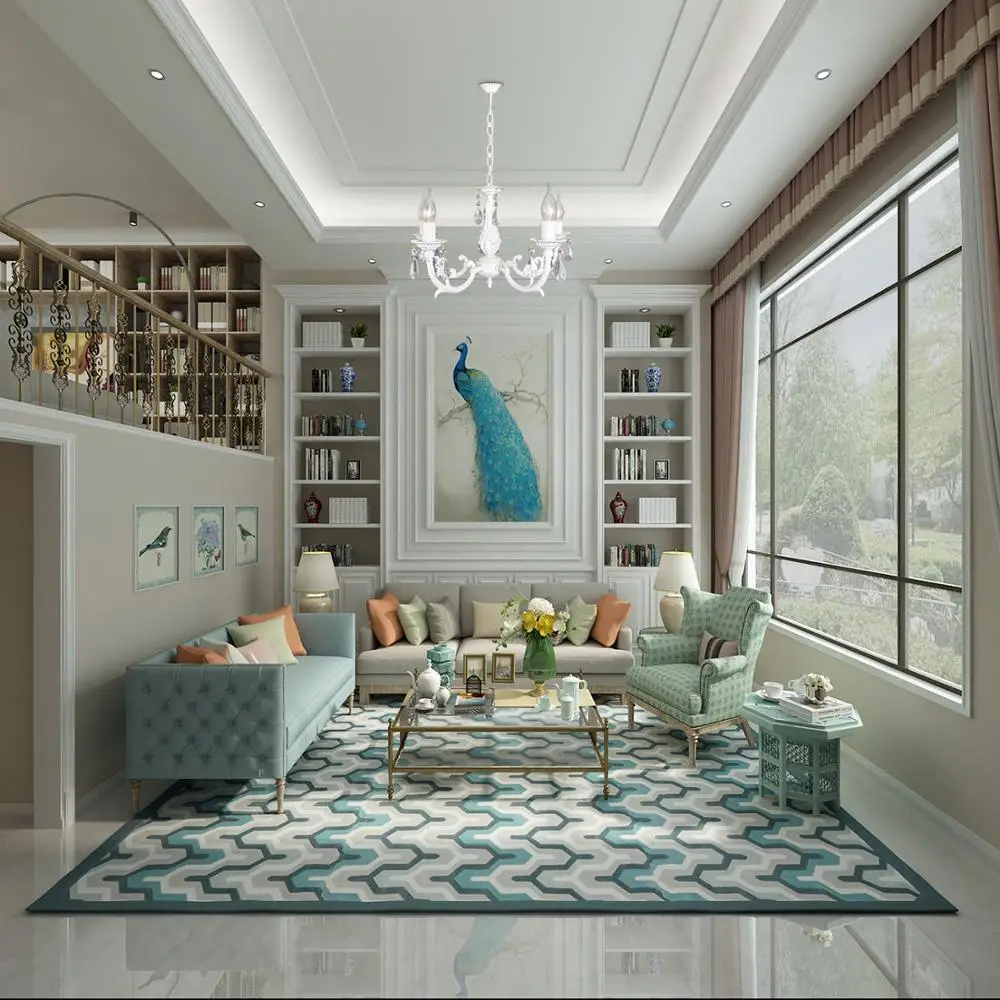 

Vintage Candle-Style Crystal Chandelier Elegant Clear White Hanging Lamp Dining Room Bedroom Art corridor E14 Pendant Lights