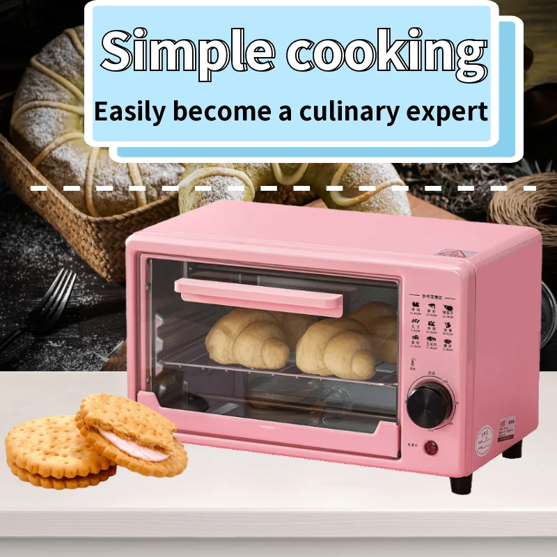 

12L Electric Oven Multifunctional Mini Oven Frying Pan Baking Machine Household Pizza Maker Fruit Barbecue Toaster Oven 220V