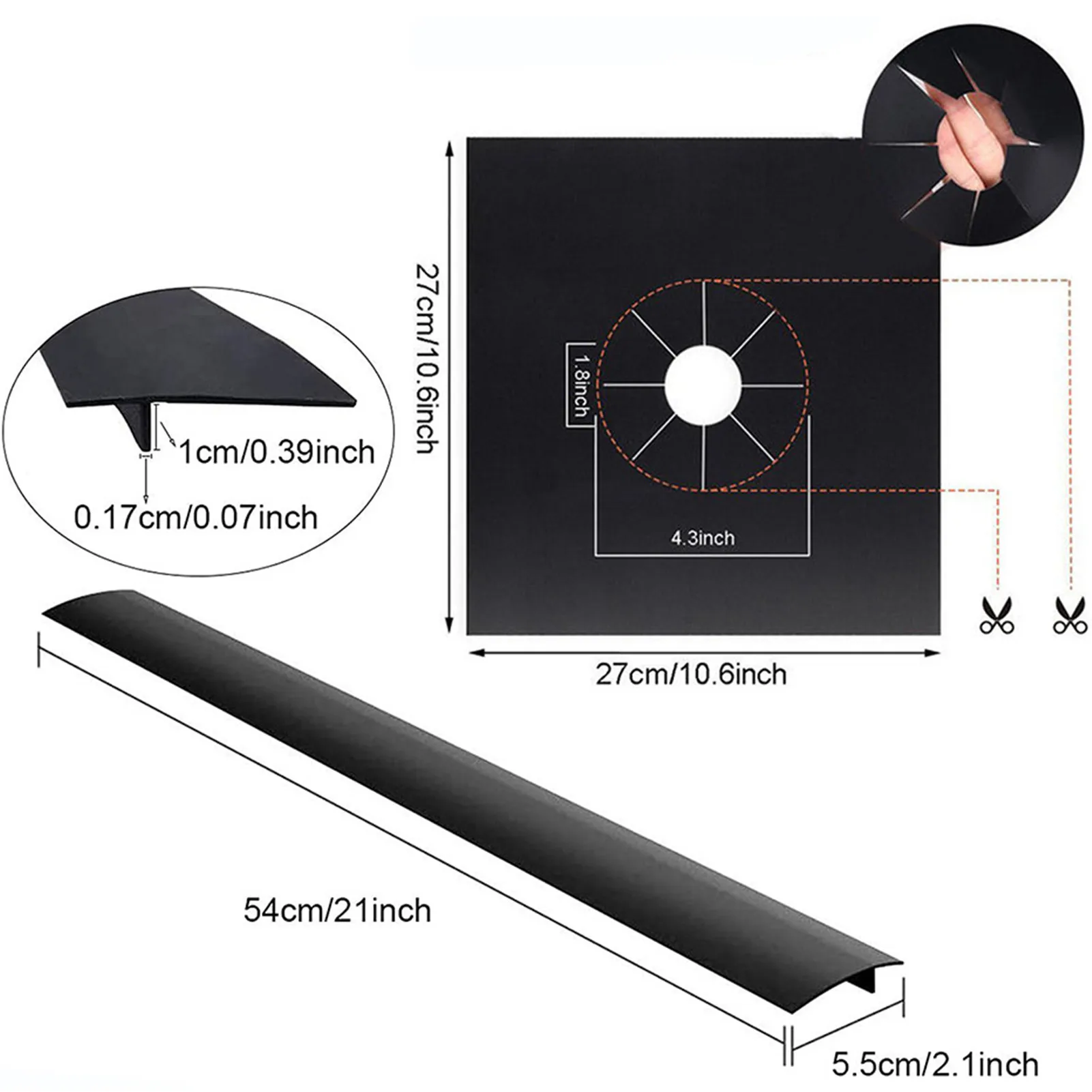 Покрытие для горелки газовой плиты 0 2 мм герметичные уплотнения зазора