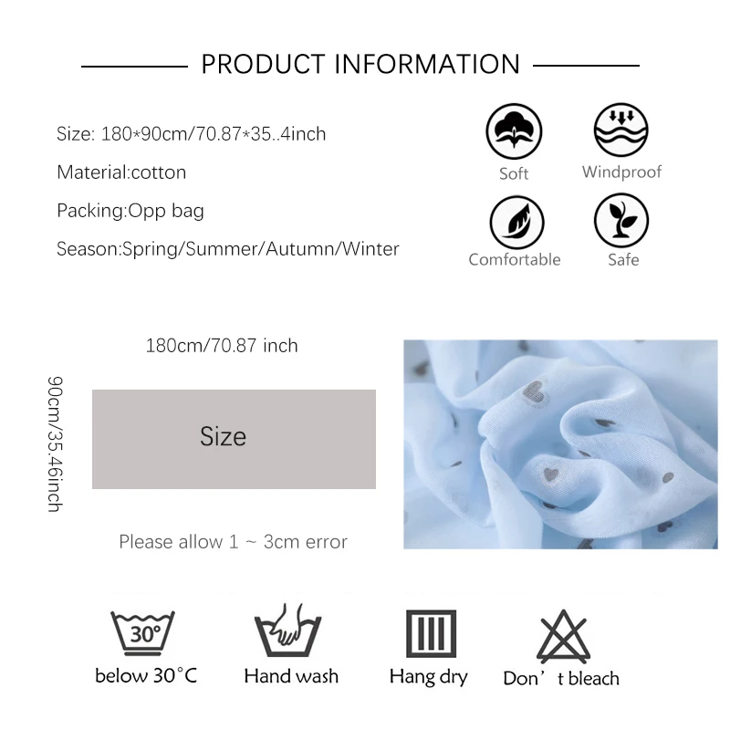 

2021 Design Cotton Linen Scarf Women Lovely Print Long Shawl Hijab Female Muslim Headscaerf Wrap Bandana Kerchief Summer Foulard