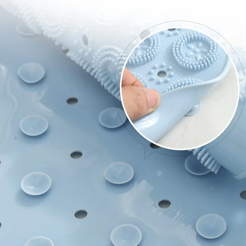 Нескользящий коврик для ванной комнаты из ПВХ круглой формы круг душевые коврики