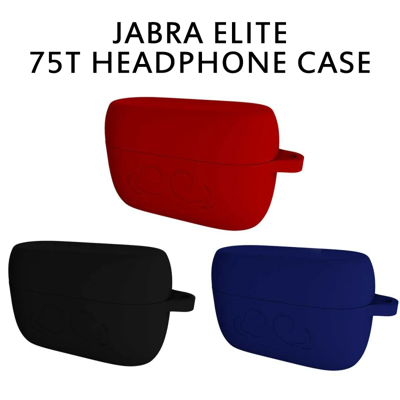 3 цвета Новый Улучшенный силиконовый чехол для гарнитуры ДЛЯ Jabra Elite 75t TWS Защитные