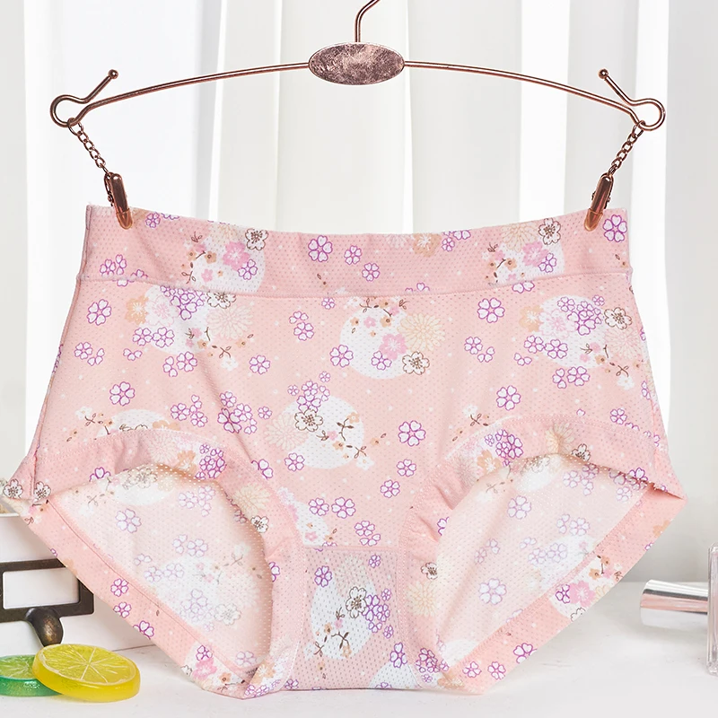 Трусики женские со средней посадкой с принтом|Женские трусики| |