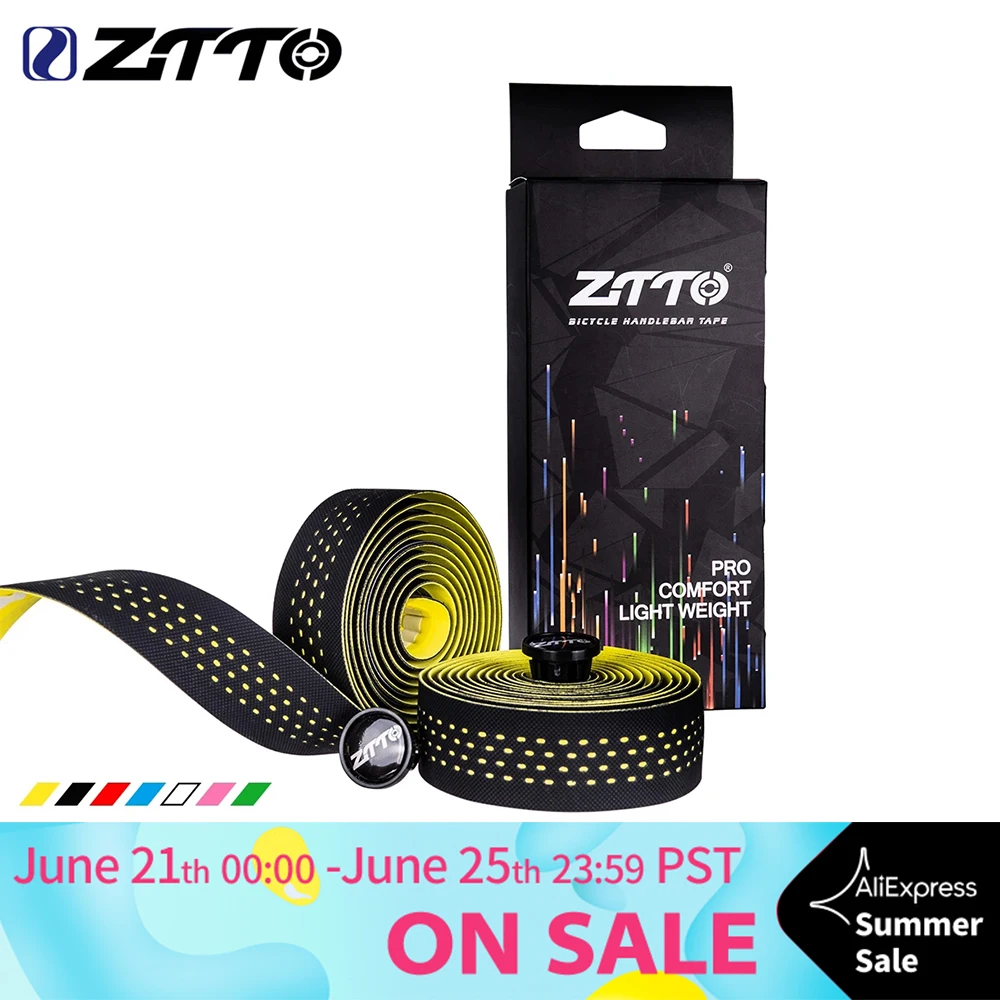 ZTTO дорожный велосипед обмотка руля высокого качества вибрации демпфирования