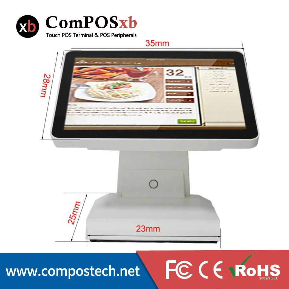 Windows системы Epos 15-дюймовый сенсорный экран все в одном POS для розничной точки