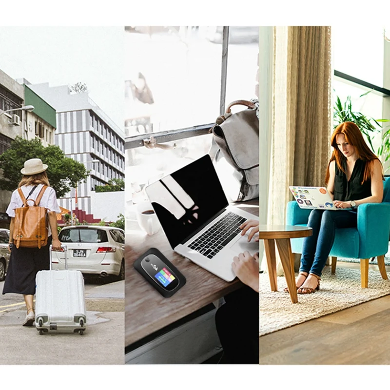 

4G LTE 300Mbps WIFI Router Portable 3/4G Lte Mobile Hotspot Car Wifi Router SIM Unlocked for Europe Asia Africa White