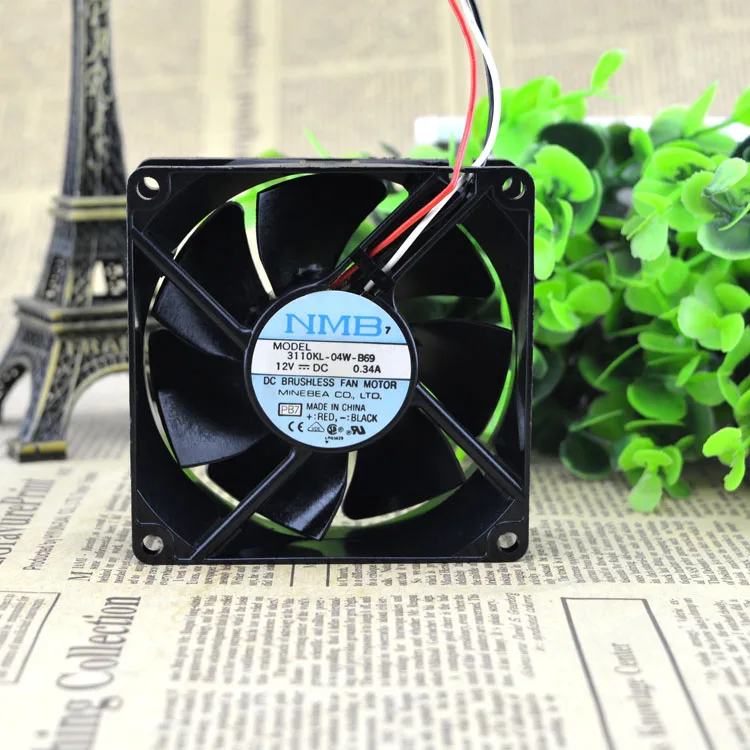 

Новый оригинальный вентилятор 3110KL-04W-B69 8 см 12 В 0.34A проектор большой экран вентилятор