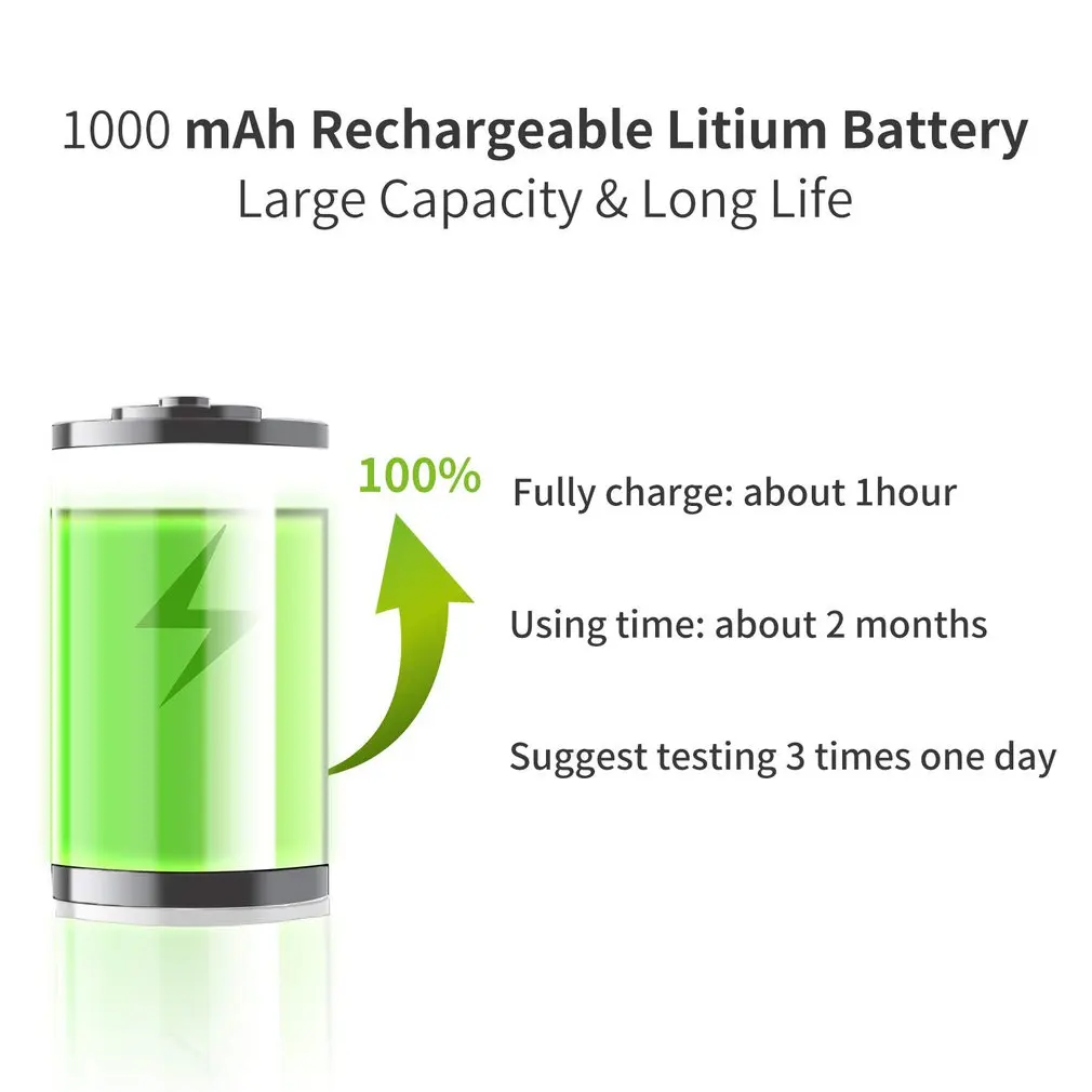 Medidor de frecuencia card&iacute;aca Fetal para mujeres embarazadas, dispositivo Doppler recargable, f&aacute;cil de leer, sin radiaci&oacute;n, Modos duales-4