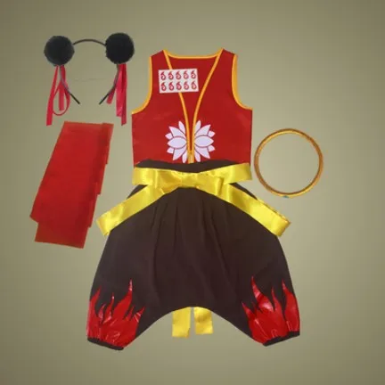 

Naughty Nezha Cosplay Costumes Children's Funny Costume Party Clothing Anime Cosplay Halloween Clothes