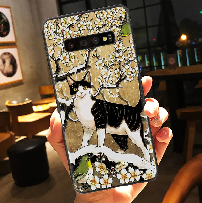 maopashu 3D Тотем рельефный чехол для Samsung Galaxy A7 A9 S7 край S8 S9 S10 плюс A6 A5 A10 A30 A50 A70 Note 8 9 бант из ленты TPU с изображением - Цвет: maopashu