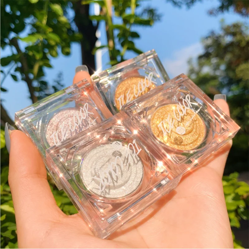 Блеск для лица пудра бронзатор палитра Блестящий контурирующий Макияж тела