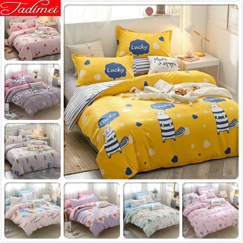 Желтая Милая Пижама Hello Kitty Пижамный костюм с изображением котенка Узорчатое