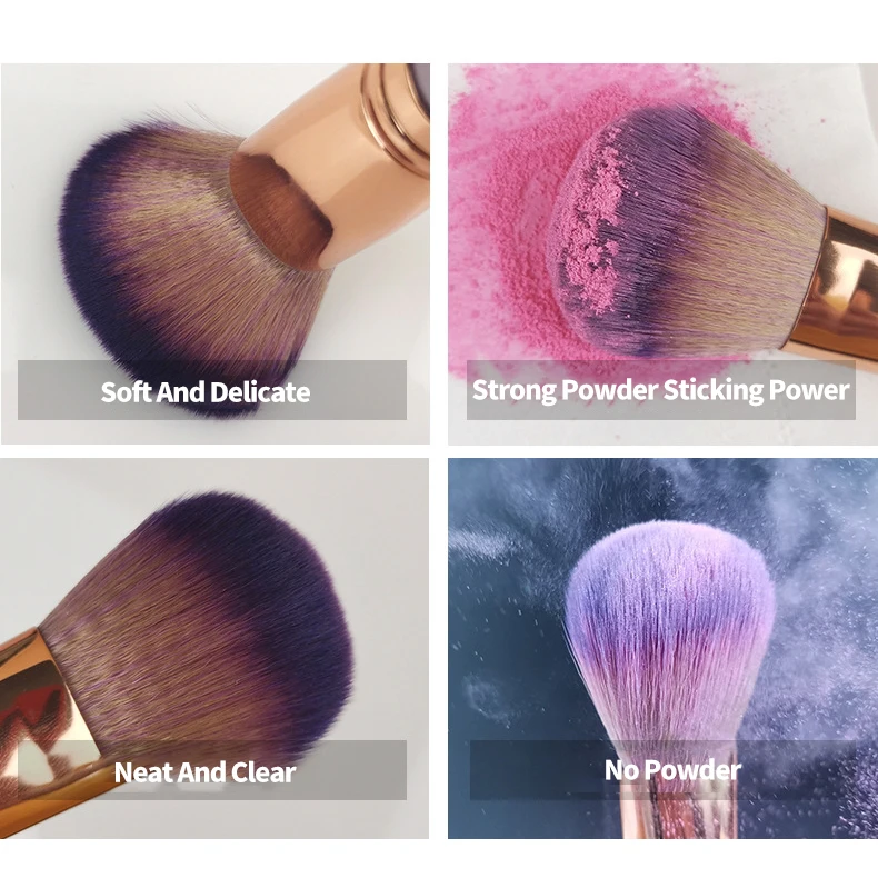 

9PCS Makeup Brushes Set Blending Eyeshadow Rouge Lipstick Liquid Foundation Brushes Soft Hair Make up Beauty Cosmestic Brush 50