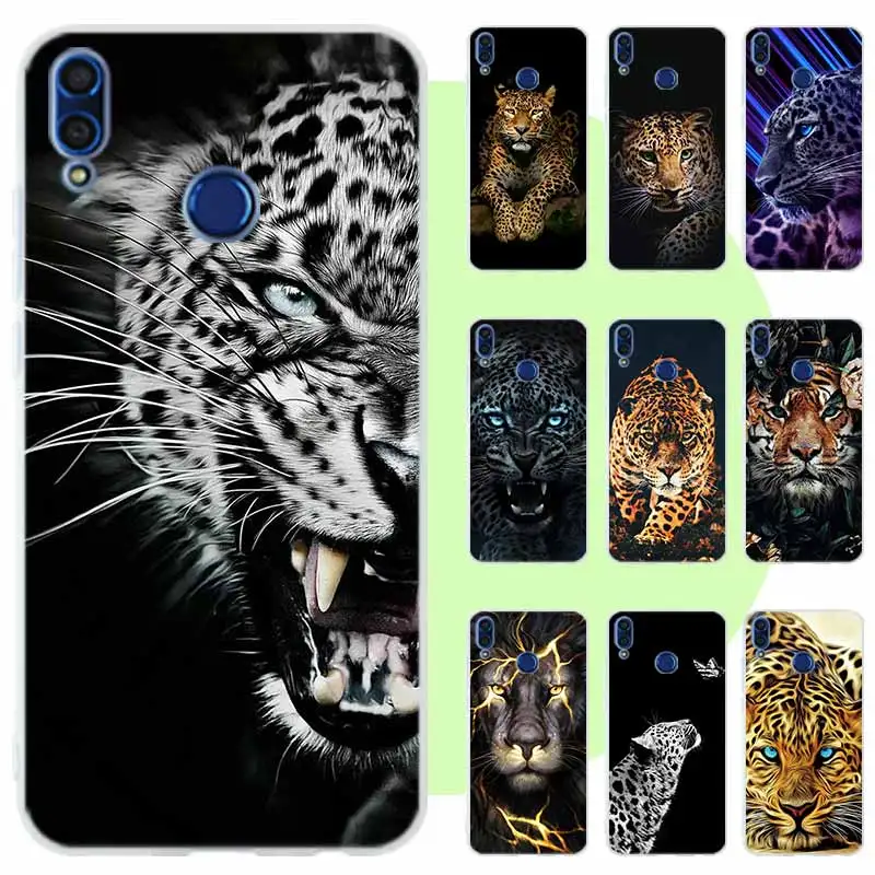 

Fashion Tiger Leopard Soft Silicone Case For Honor 50 30 20 10 9 Lite Pro 30s 10i 8a X8 9a Cover
