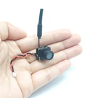 Только 3,6g mini 5,8G FPV 48CH 25mW передатчик VTX-CAM с 600TVL 120 градусов AIO Camera для RC indoor FPV Racing Drone Parts