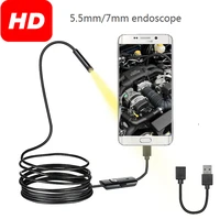 5 57mm mini camera flexible endoscope android phone pc borescope micro usb endoscopic inspection for cars surveillance cameras