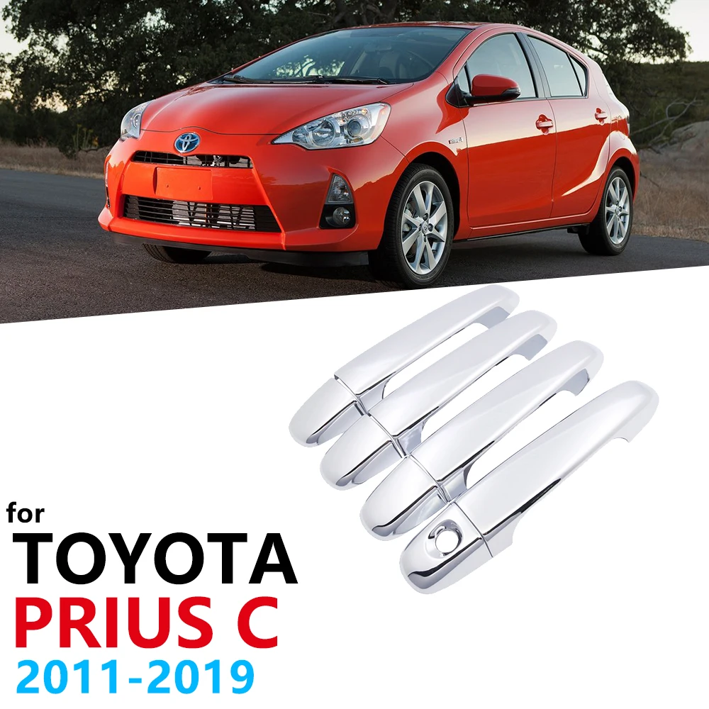 Хромированная накладка на дверную ручку из АБС пластика Набор накладок для Toyota