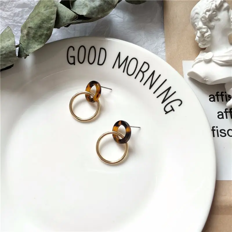 Новинка 2019 брендовые дизайнерские полые металлические круглые массивные серьги