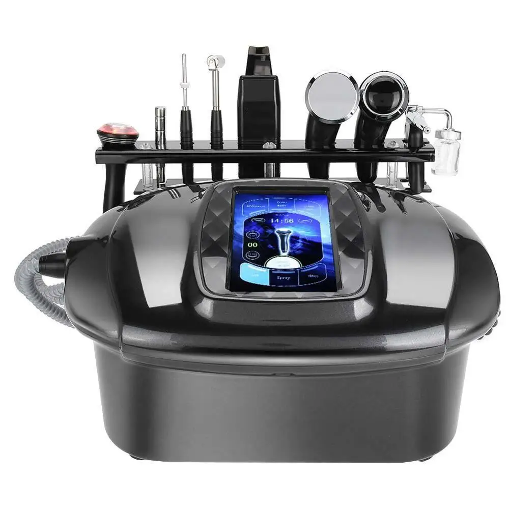 Многофункциональная алмазная микродермабразия 9 в 1 машина для очистки воды RF