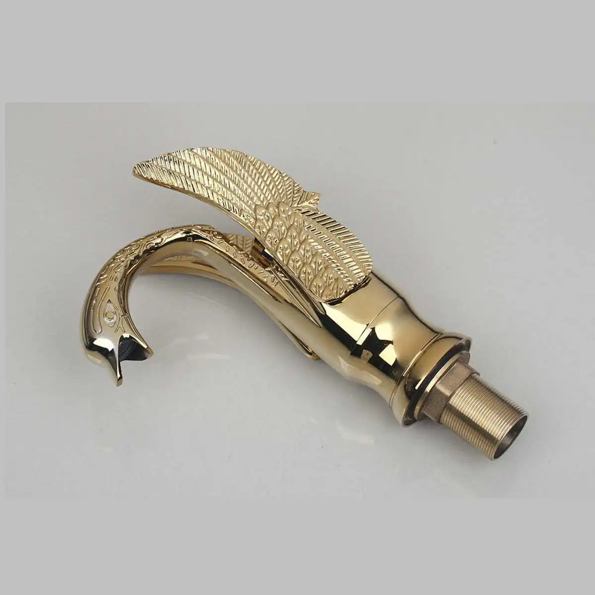 

Basin Swan Faucet Bathroom Luxury European Style Carving Vanity Sink Mixer Taps Deck Mounted Single Lever/Hole Hot&Cold Faucet