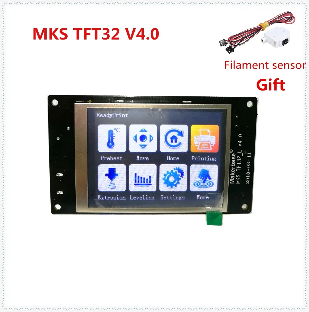 Модуль MKS TFT32 V4.0 с сенсорным экраном и ЖК дисплеем|Детали аксессуары для