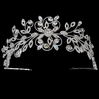 tiaras and crown hadiyana leaf shape romantic elegant wedding hair accessories get engaged hair jewelry bc4654 corona princesa