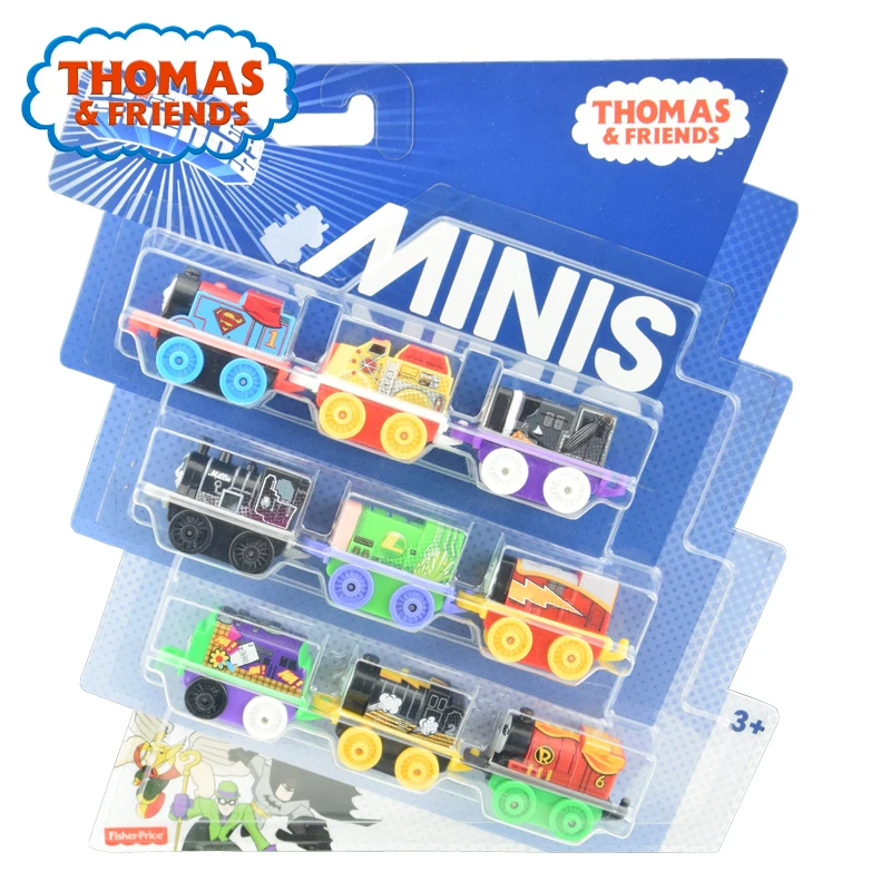 Thomas &amp Friends Minis Train Engines 3 Pack Diecast Toy James Percy Character Player Pocket Toys CHL60 Brinquedo Kid | Игрушки и