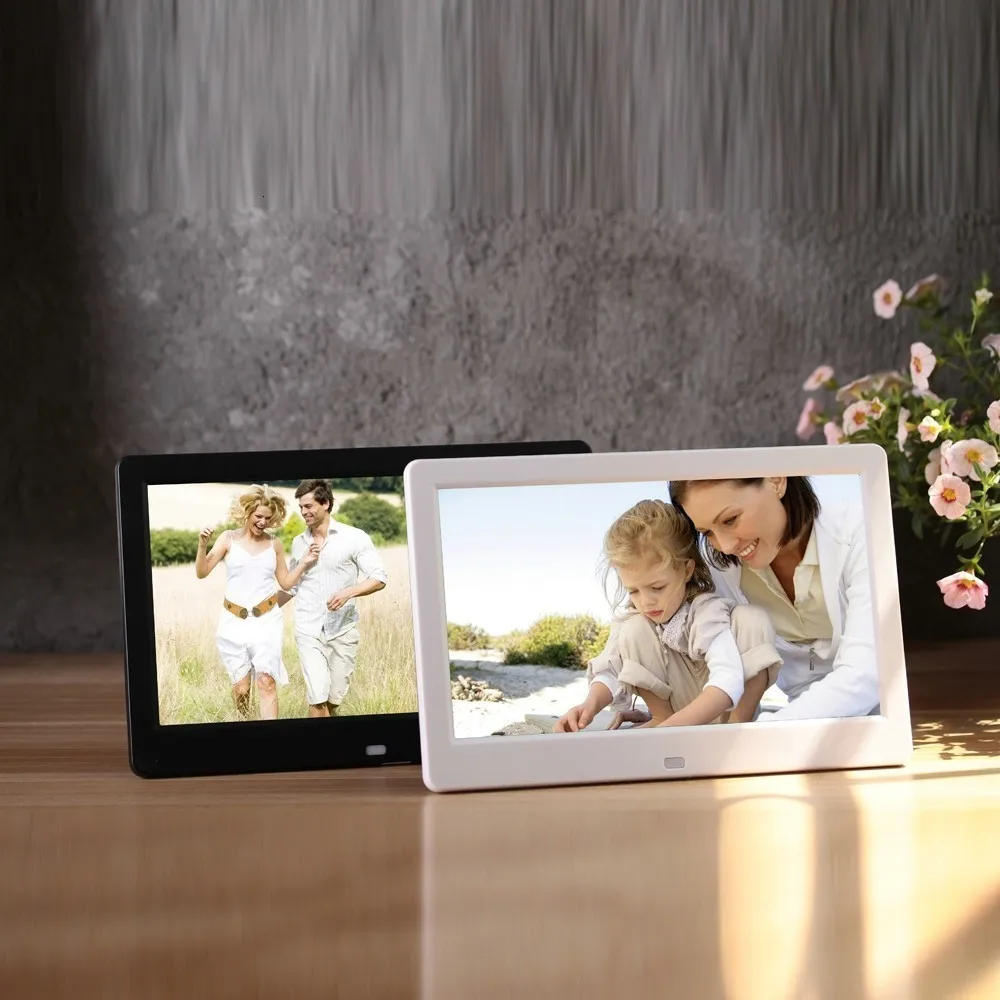 Новинка, 10 дюймов, Экран светодиодный Подсветка HD 1024*600 цифровая фоторамка электронный альбом для фотографий Музыка Фильмы Функция, хороший подарок для ребенка