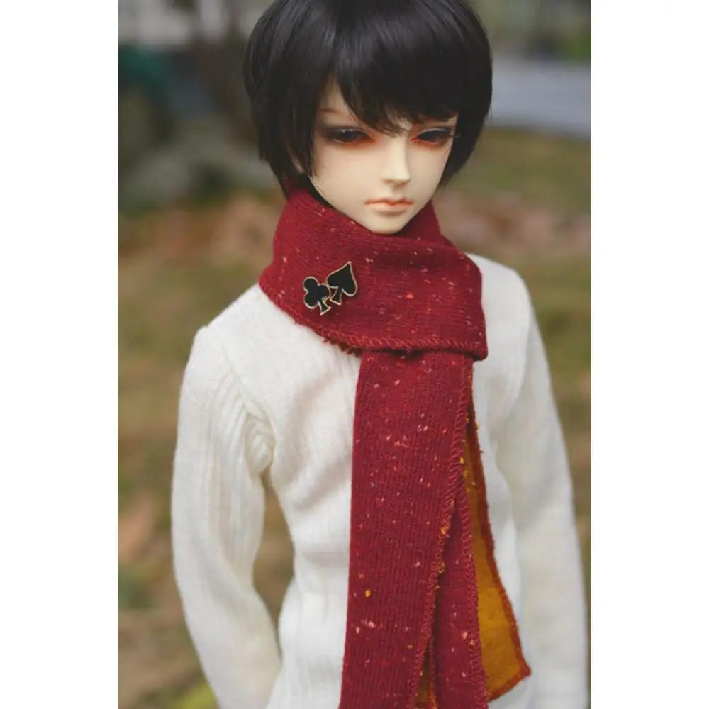[Wamami] Красный Желтый Двусторонний шерстяной шарф 1/3 1/4 SD17 женский BJD Dollfie|Куклы| |