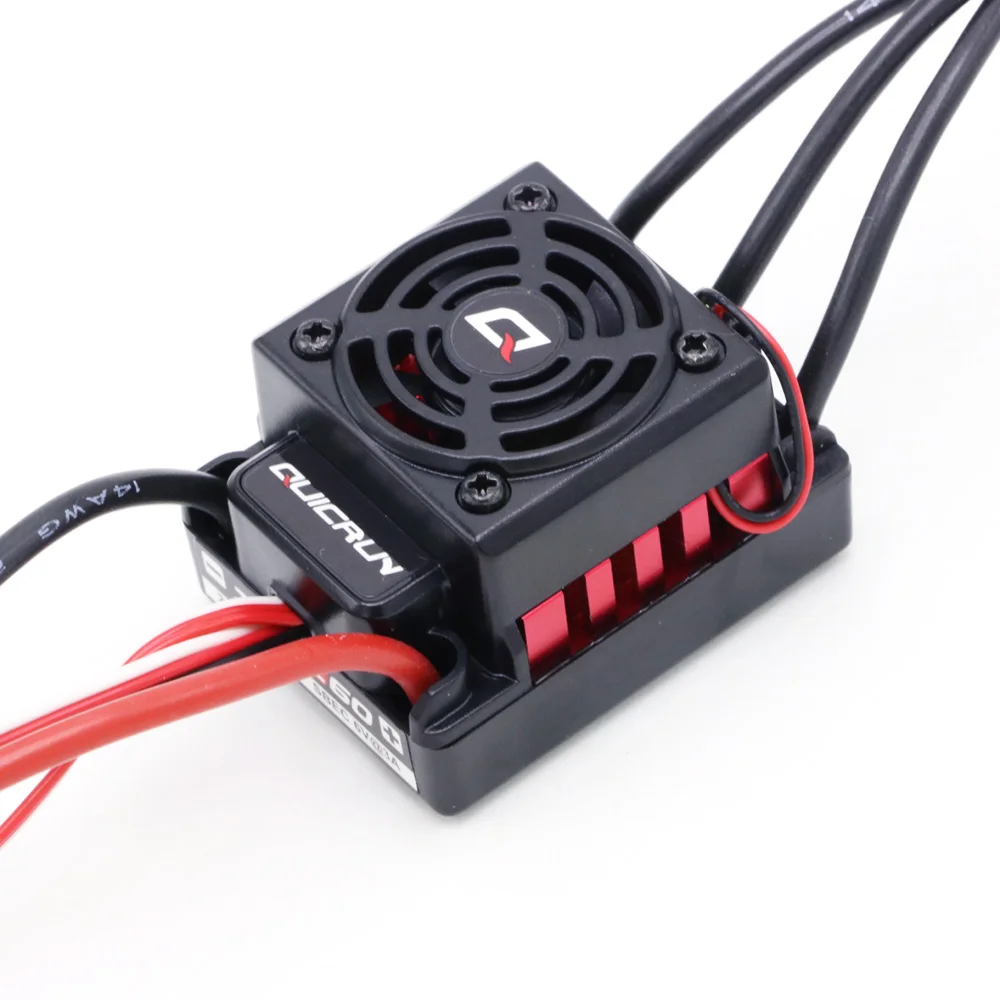 Hobbywing QuicRun-WP-10BL60 Бессенсорный Бесщеточный Регулятор Скорости 60A ESC для 1/10 Rc автомобилей