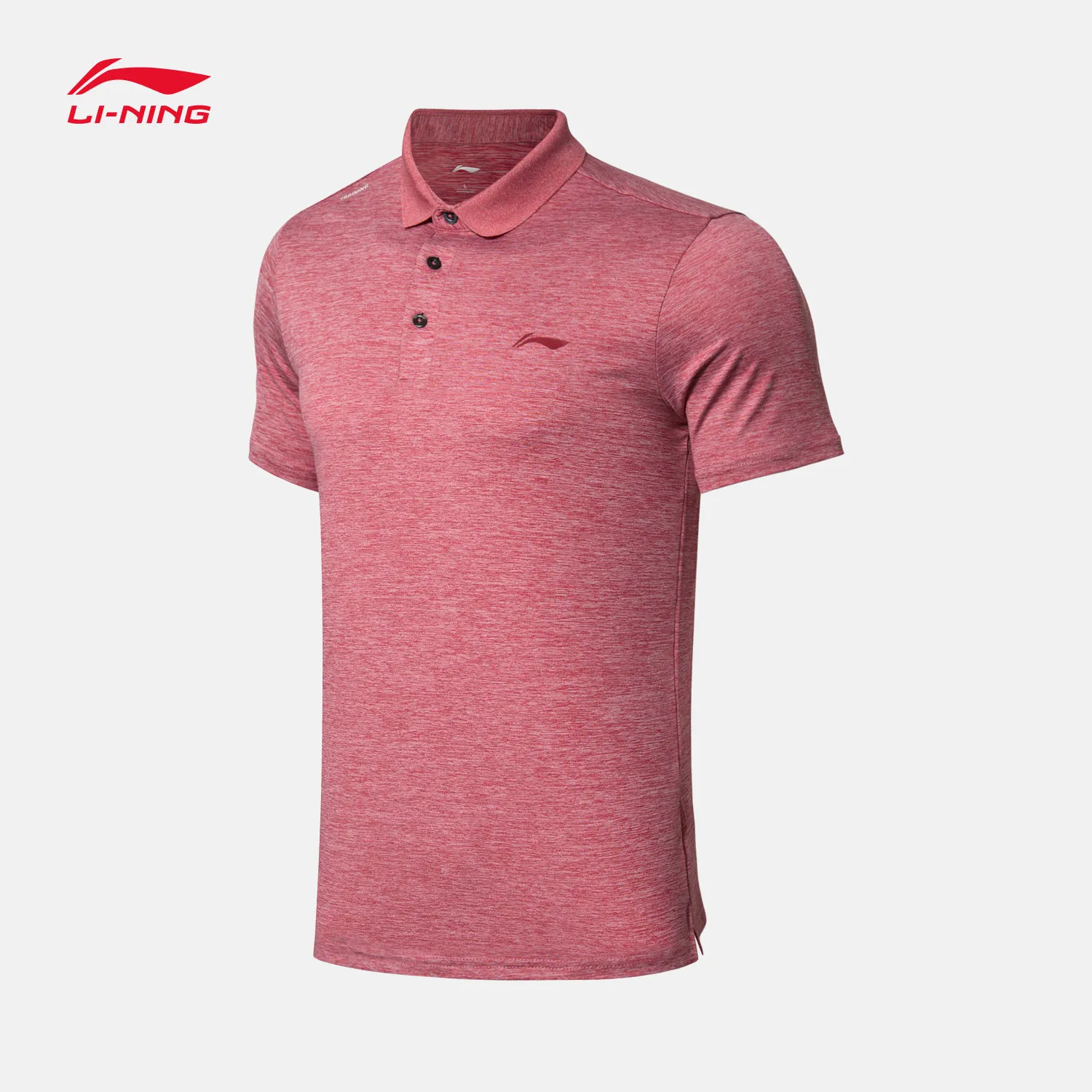 Мужская футболка-поло Li-Ning футболка для фитнеса бега занятий спортом на открытом