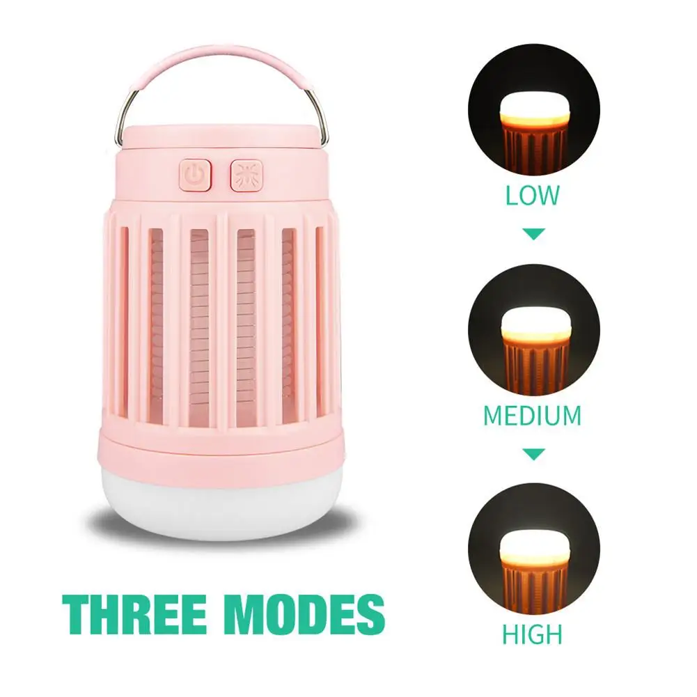 

Solar USB Rechargeable Mosquito Lamp Electric Mosquito Lamp Household Mosquito Zapper Lamp For Bedroom Garden Camping