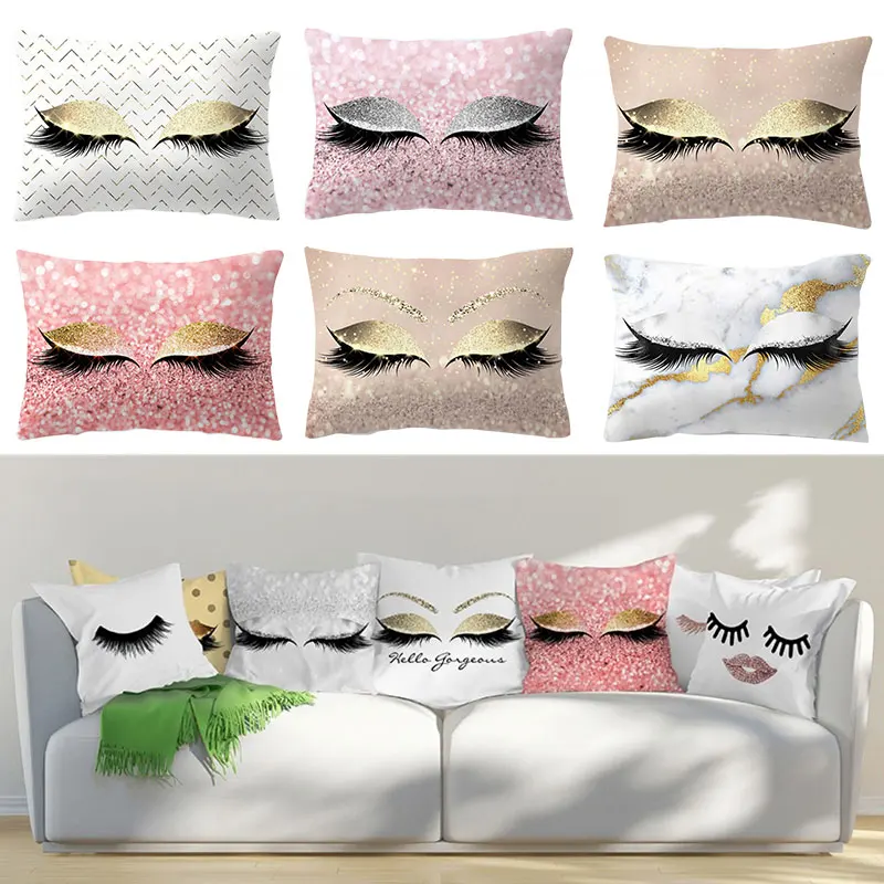 Полиэстер мягкий чехол наволочка для украшения ресниц спальни наволочки дома