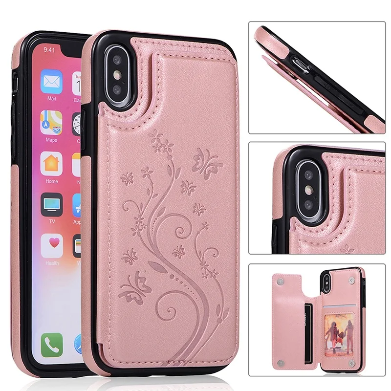 Кожаный чехол для iphone X PU кожаный винтажный Чехол задняя крышка 8 7 8Plus XS XR Max AB182 |