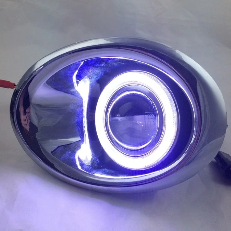 

Дневные ходовые огсветильник COB angel eye DRL + галогенная противотуманная фара + линза проектора + крышка противотуманной фары для nissan succe 2011-13, 2 ш...