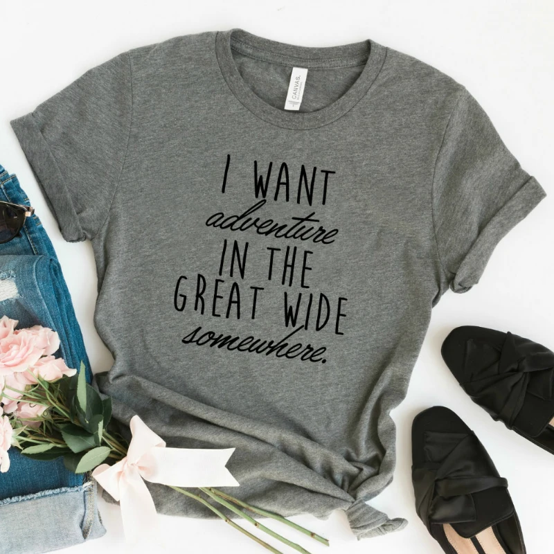 Я хочу приключения в большой широкий где то футболка Красота и со Зверем платье