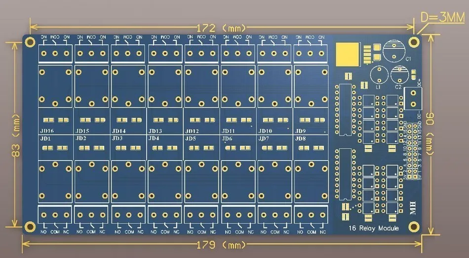 1 шт. 5 в 12 В 16 канальный релейный модуль для arduino ARM PIC AVR DSP электронный релейный ремень оптрон изоляция 16 дорога