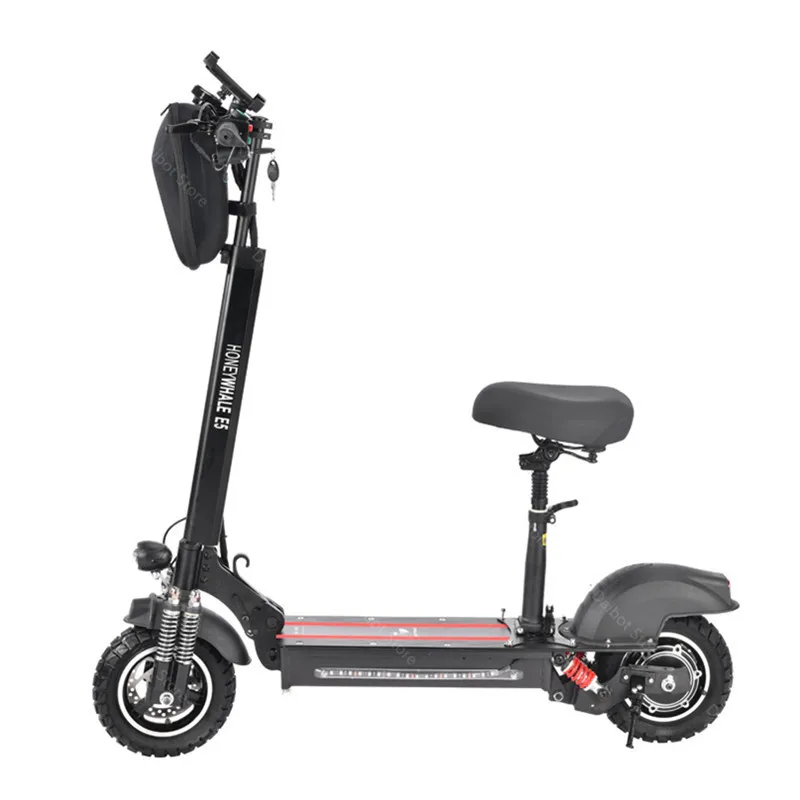 HONEYWH Складная E скутер 2 колесных электрических скутеров с передняя