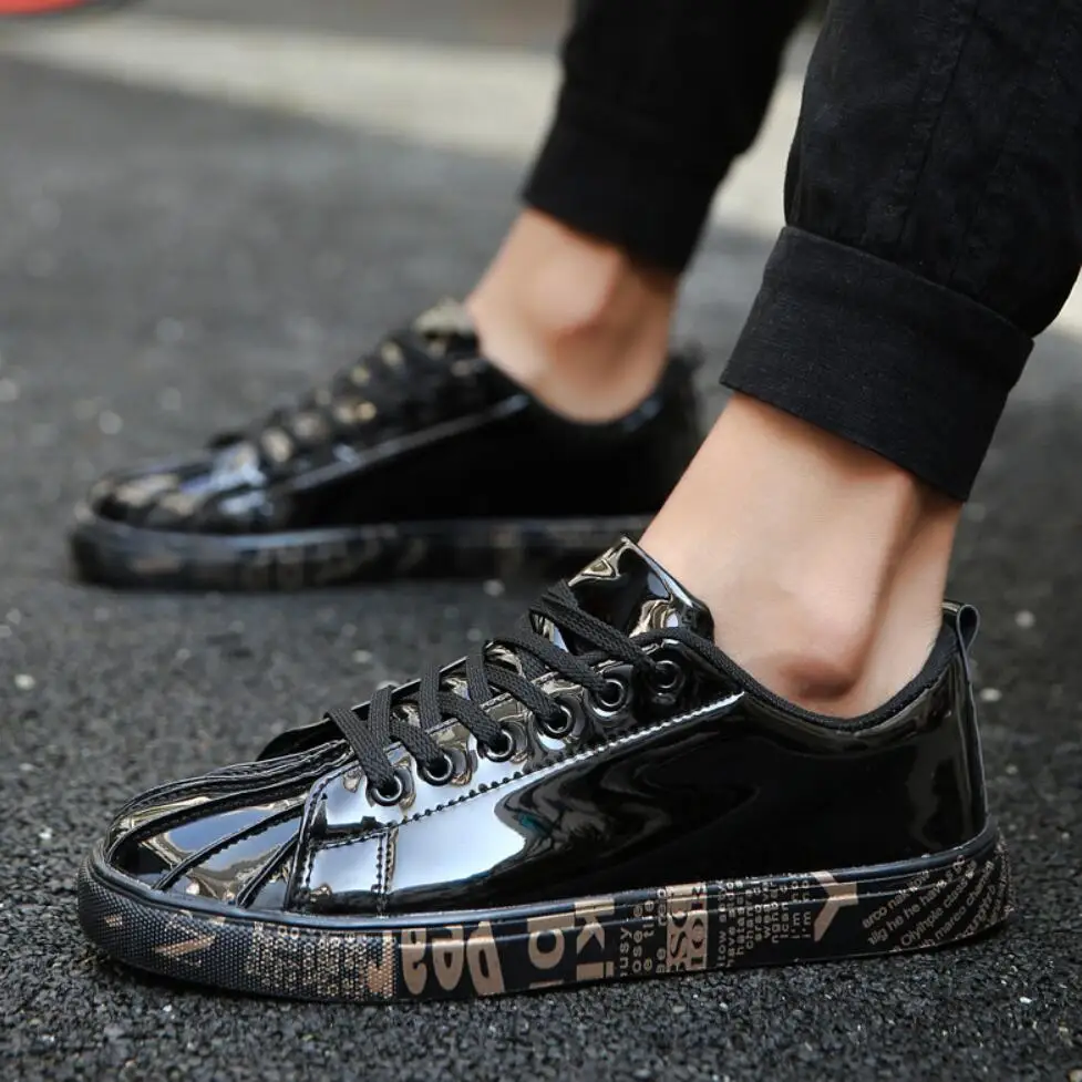 Мужские кроссовки для скейта Koovan новинка 2021 кожаные с ярким рисунком мальчиков и