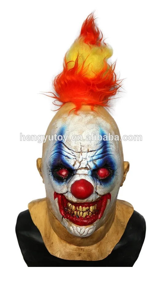 

Halloween rubber neck squancho the clown mask