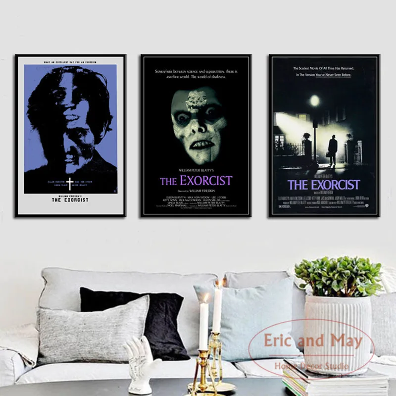 

The Exorcist классический Ужасный фильм художественная живопись винтажный Холст плакат настенный Декор для дома