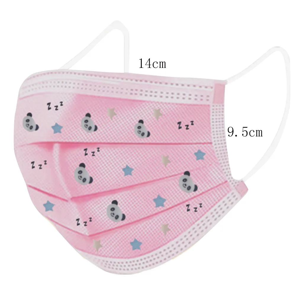 Маска детская одноразовая трехслойная с петлями для ушей 10 шт. | Безопасность и