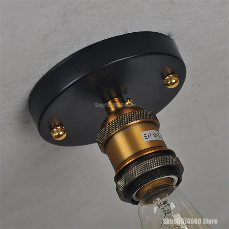 Винтажный E27 потолочный светильник s Ретро Лофт промышленный светодиодный