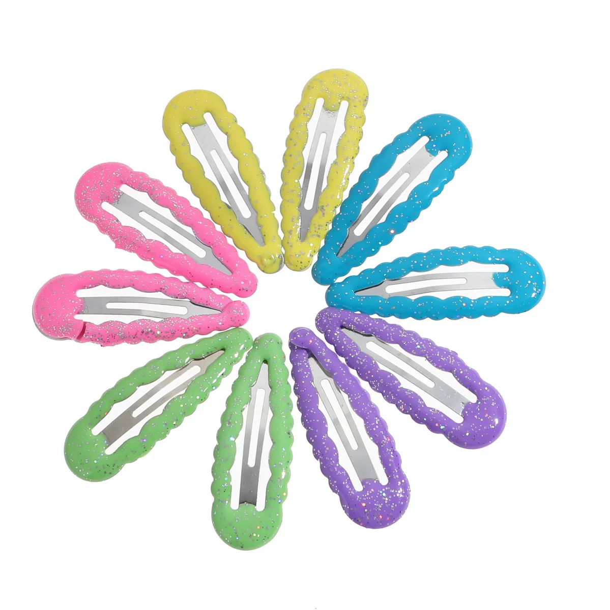 

30pcs New Women Girls Cute Colorful Waterdrop Shape Hairpins Sweet Hair Clips Barrettes Slid Clip Fashion Hair Accessories