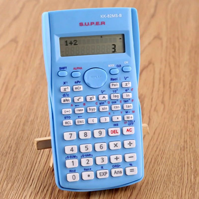 Новый Функциональный калькулятор 82MS ручной многофункциональный 2-линейный