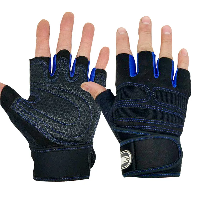 Перчатки для велоспорта, Нескользящие дышащие митенки с закрытыми пальцами, для горного велосипеда, спортзала, фитнеса, летние от AliExpress WW